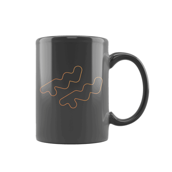 taza color negro